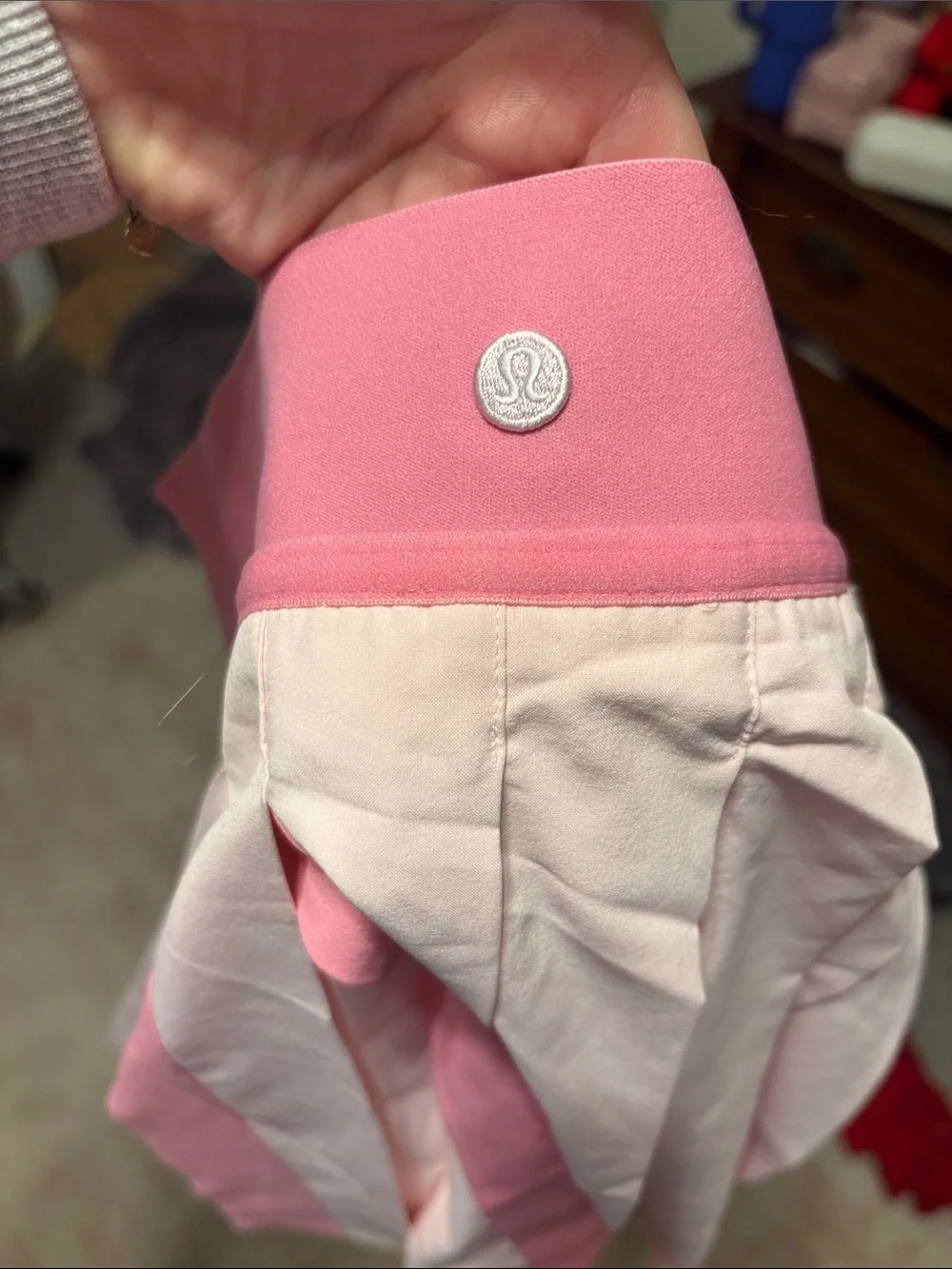 lululemon athletica Two-Tone Pink Pleated Skirt